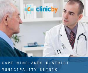 Cape Winelands District Municipality klinik