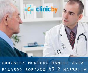 Gonzalez Montero, Manuel Avda. Ricardo Soriano, 43 - 2º (Marbella)