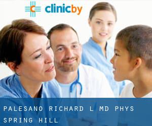 Palesano Richard L MD Phys (Spring Hill)